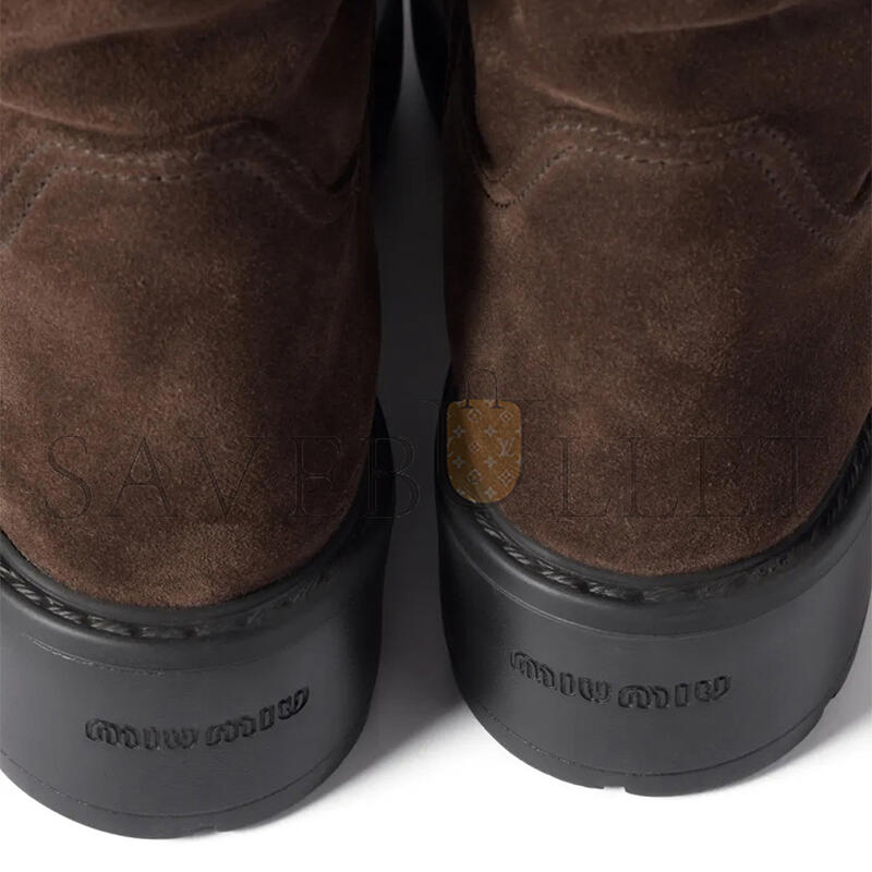M1v M1v shearling-lined suede boots